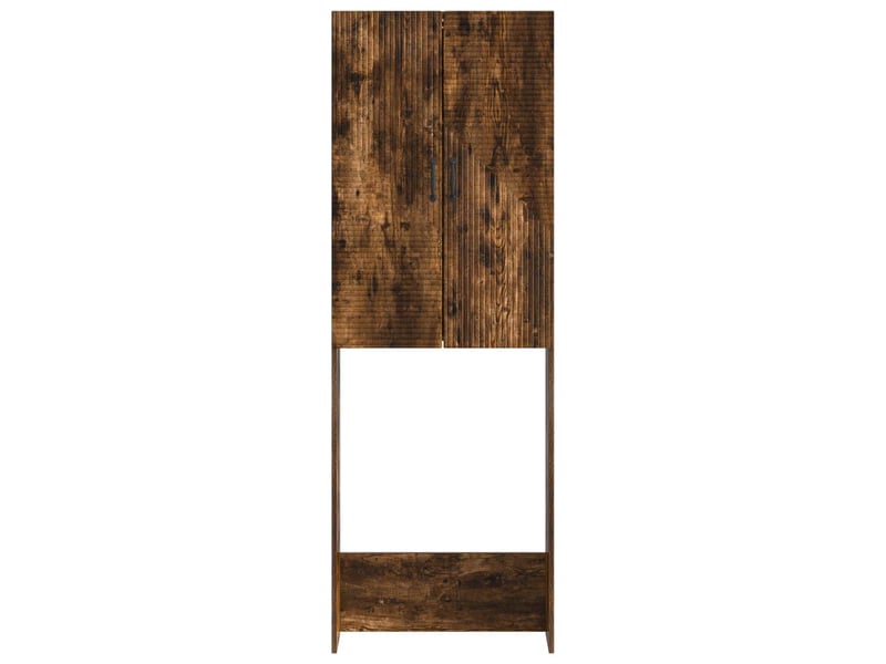  Armoire de toilette, meuble de toilette haarlem chêne fumé 66x25.5x190 cm  - Conforama E