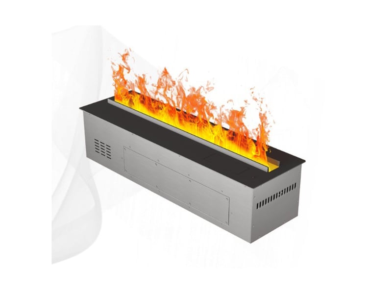 Cheminée électrique à vapeur d'eau 3d vapor 3d75 - 75 x 17,8 x 22,7 cm, encastrable en acier  - Conforama A