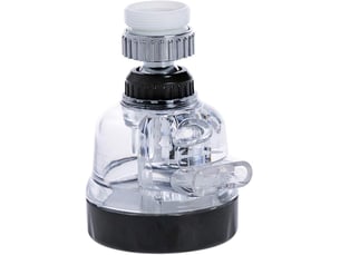 Aérateur rotatif kaxich, tête filtrante à bulles économiseur d'eau. Pour cuisine, salle de bain et douche. Économique et pratique.