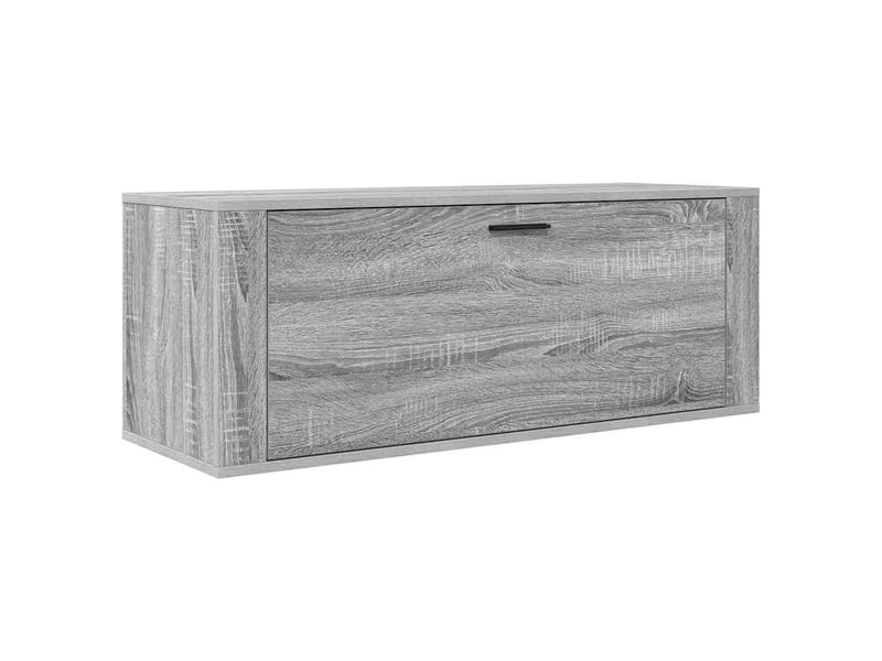  Meuble à chaussure, armoire à chaussures murale sonoma gris 100x35x38 cm  - Conforama A