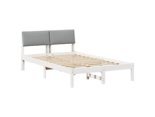 Lit 2 places 120x190cm coloris blanc