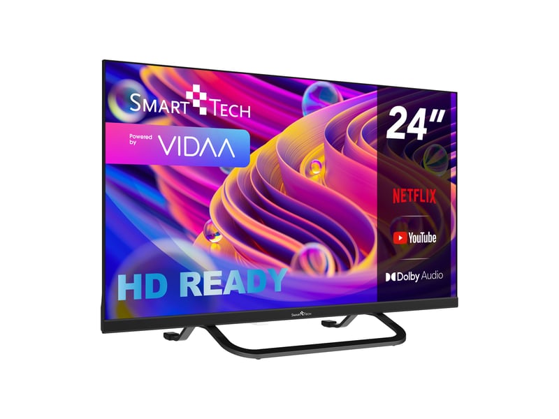  Smart tech tv led hd 24' (60 cm) 24hv02v smart tv vidaa - molotov, netflix, prime video, disney+ 24HV02V - Conforama D