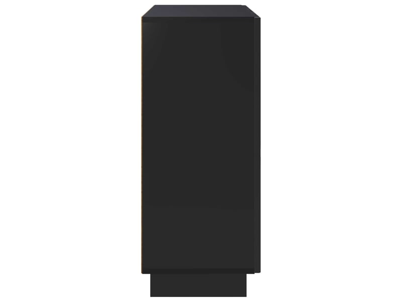  Buffet - bahut - meuble de rangement noir 85,5 x 31 x 75 cm bois d'ingénierie  - Conforama E