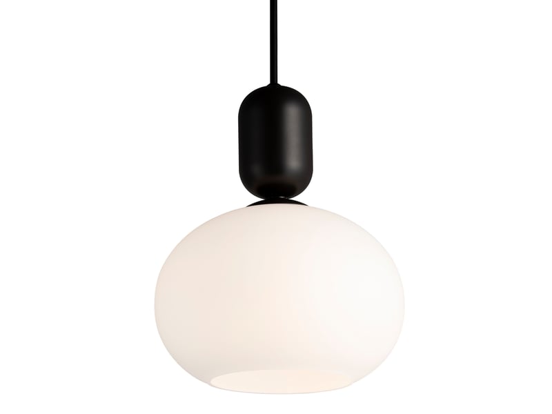 Suspension notti 20 verrerie noir, h.23.8 - ip20 - e27 nordlux intérieur 2011003003 - Conforama B