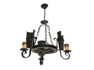 Suspension classique ABRILA Hilos 1 lumière E27 beige, abat-jour textile, Ø40 cm, hauteur réglable 40-100 cm, style vintage