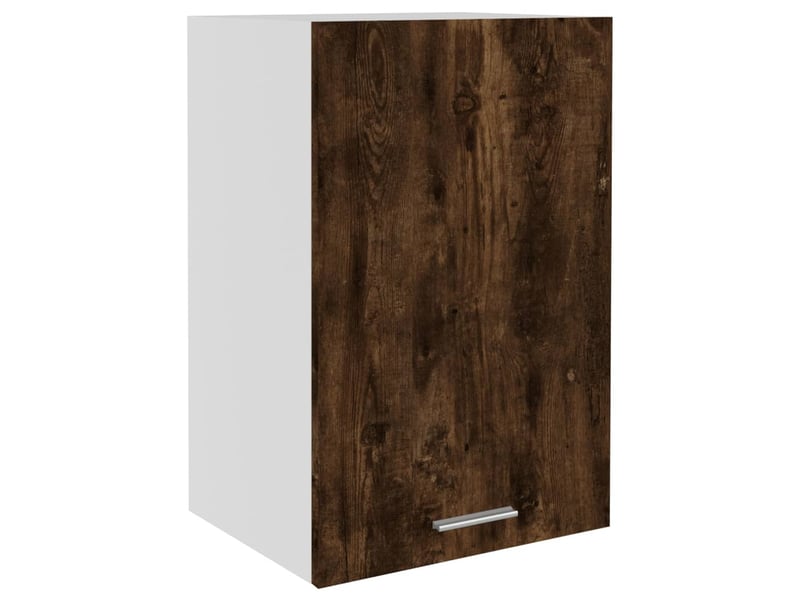  Meuble de rangement cuisine, armoire suspendue chêne fumé 39,5x31x60cm bois d'ingénierie  - Conforama A