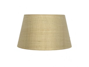 Abat-jour conique ouvert fabrilamp salma naturel, e27, ø 45 cm, h 30 cm