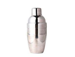 Shaker à cocktail en acier inoxydable, shaker de bar à cocktails, shaker à vin avec passoire et couvercle, 250 ml (8,4 oz)
