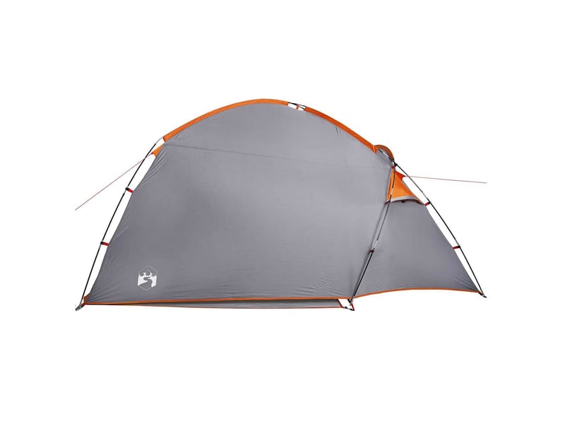  Tente de camping, tente cabane 2 personne gris et orange taffetas  - Conforama E