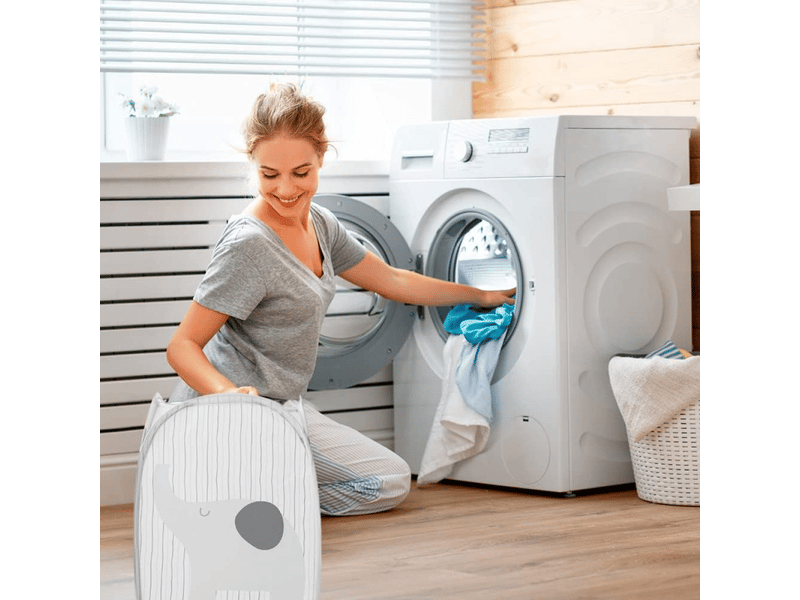  Panier à linge pliable avec poignée en maille à motifs de dessins animés pour les jouets et les chaussures des enfants  - Conforama E