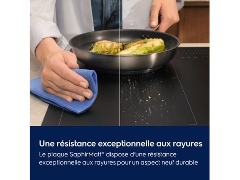 Electrolux eis67356iz noir intégré 60 cm plaque avec zone à induction 3 zone(s) EIS67356IZ - Conforama D