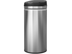 Poubelle à capteur 42 l inox 30,5 cm soft close argent