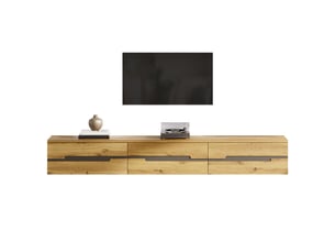 Meuble tv coloris bois clair 160 cm LEYTN
