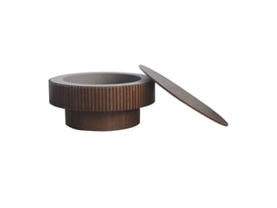 Table basse rond(e) coloris marron  Fay Lum - 75 cmx75 cm