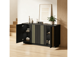 Buffet 4 porte(s)  <strong>SWEIKO</strong> <strong></strong> coloris noir