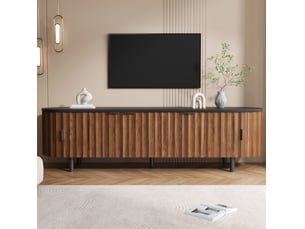 Meuble tv coloris marron 170 cm <strong>HAVRYA</strong>  <strong></strong>
