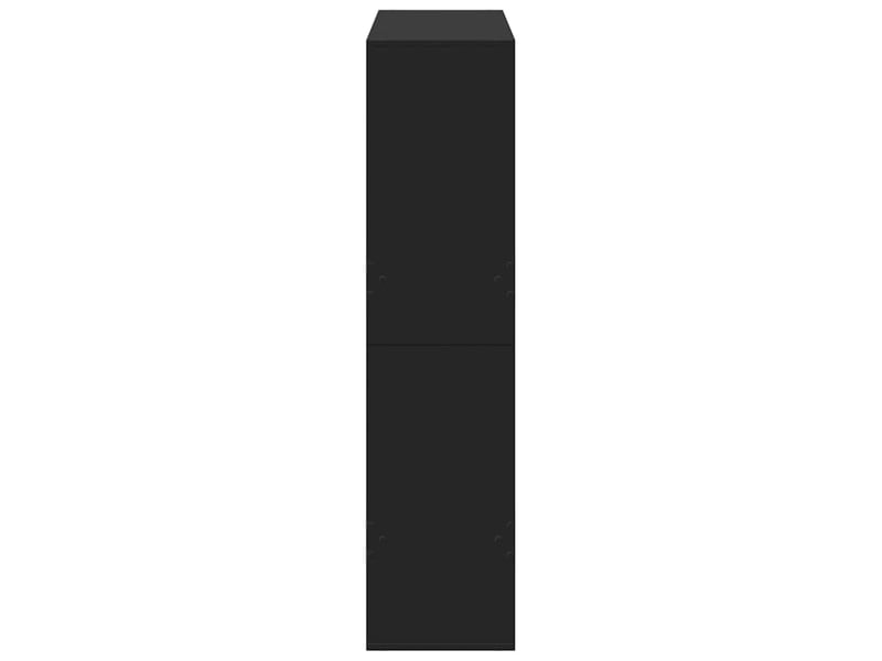  Bibliothèque, meuble de rangement salon noir 100x33x135 cm bois d'ingénierie  - Conforama E