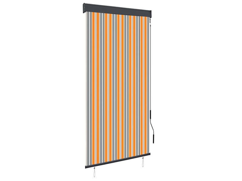  Store enrouleur, store roulant d'extérieur 100x250 cm jaune et bleu cf47291  - Conforama B