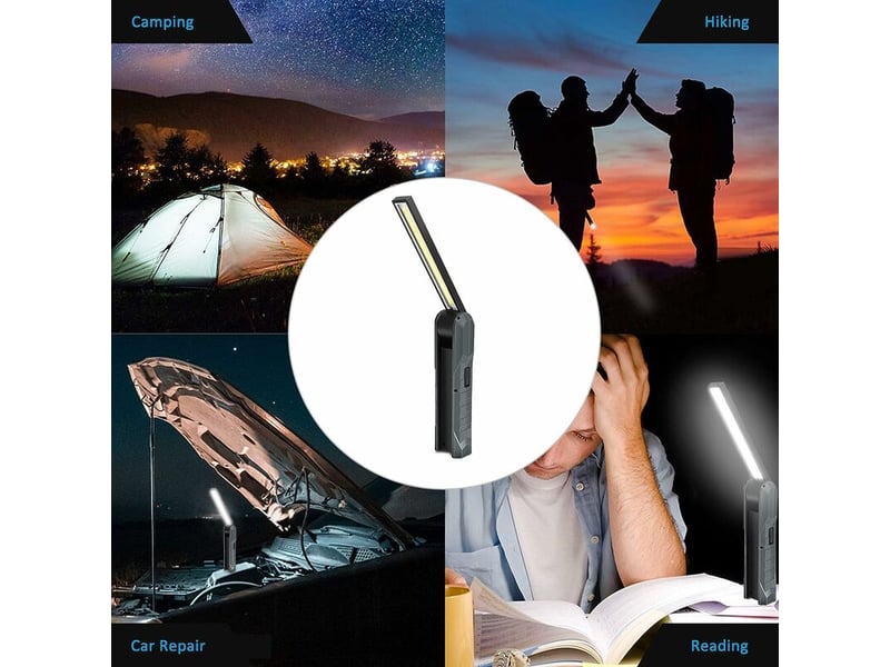 Lampe de travail usb lampe atelier led cob - Conforama E