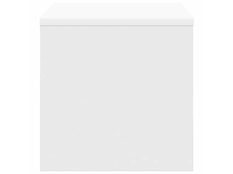  Table de chevet - cabinet de chevet - table de nuit blanc 40x30x30 cm bois d'ingénierie  - Conforama E