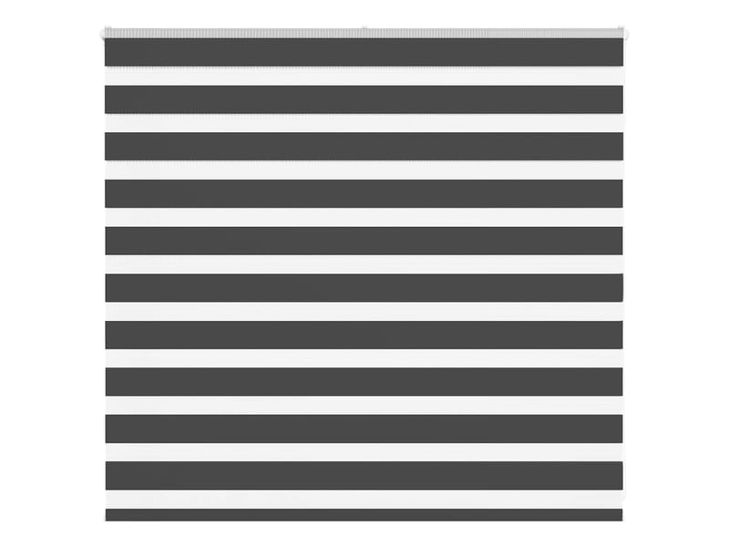 Store zèbre, store de fenêtre noir 155x100 cm largeur du tissu 150,9 cm polyester cf48893 - Conforama A