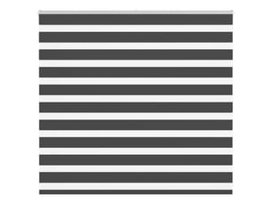 Store zèbre, store de fenêtre noir 155x100 cm largeur du tissu 150,9 cm polyester cf48893