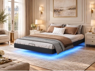 Lit coffre 160x200 cm    coloris noir