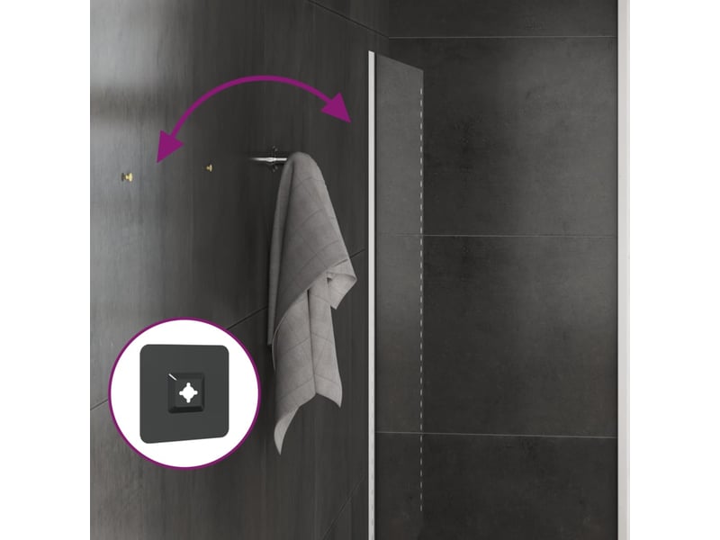 Miroir de salle de bain, miroir de toilette à led 50x80 cm cf62501 - Conforama E