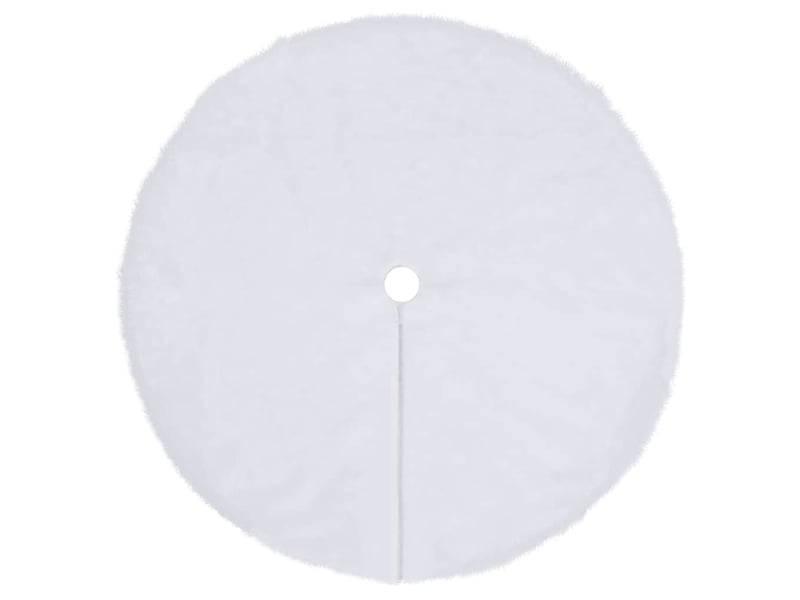 Jupe de sapin de noël blanche 150 cm en fausse fourrure  - Conforama A