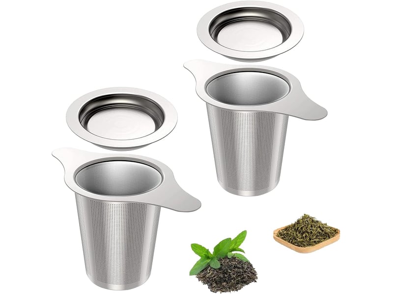 Filtre à thé - 2 pièces - filtre à thé - tamis - filtre à thé à mailles fines pour thé en vrac - durable ASD003704 - Conforama A