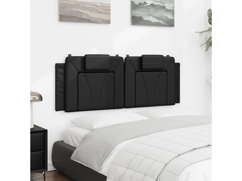  Coussin de tête de lit viana noir 153 cm similicuir cf55970  - Conforama D