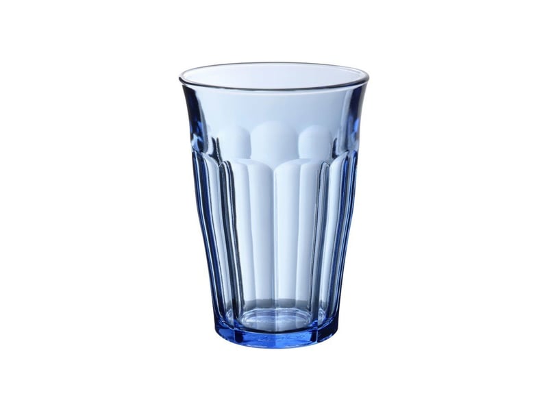  Verres en verre trempe picardie marine bleu marine 18 pieces DUR3550190504873 - Conforama B
