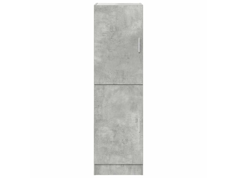  Meuble de rangement, armoire de cuisine gris béton 38x41,5x131,5cm bois ingénierie  - Conforama D
