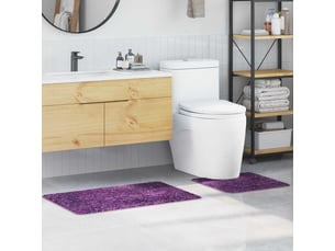 Ensemble de tapis de bain antidérapants 2 pc pourpre 50 x 50 cm cf64746
