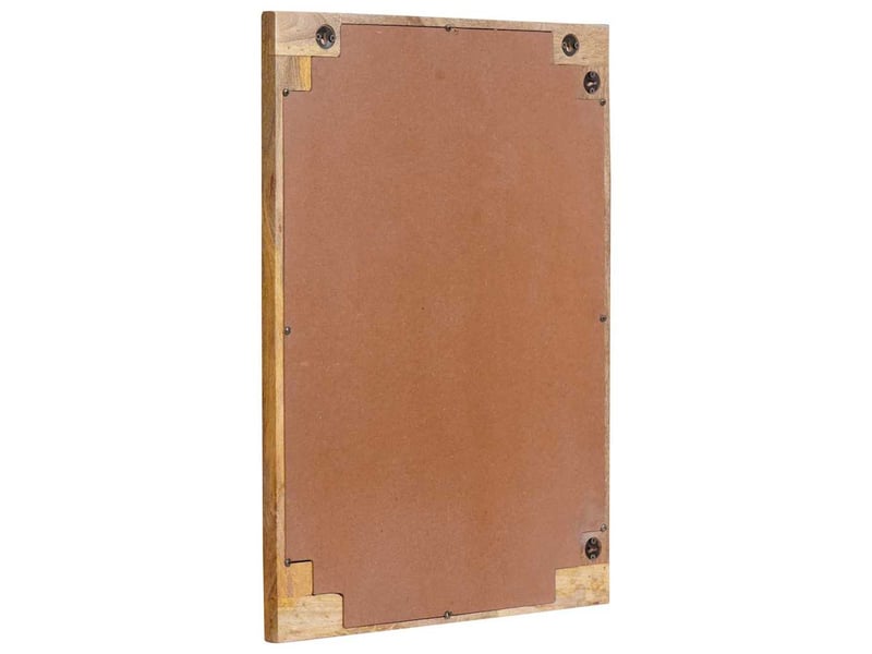  Miroir de salle de bain, miroir de toilette avec miroir marron 50 x 2,5 x 70 cm cf62529  - Conforama C