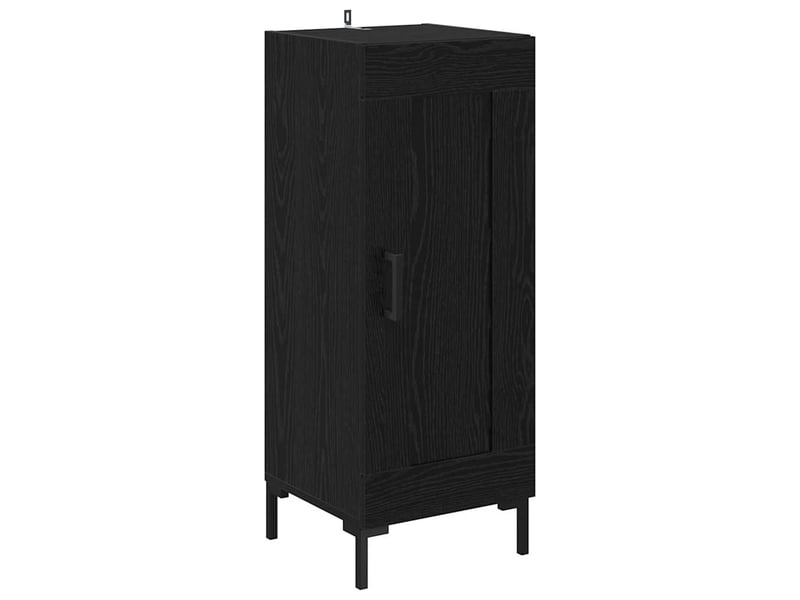  Buffet - bahut - meuble de rangement olden chêne noir 34,5 x 34 x 90 cm  - Conforama A
