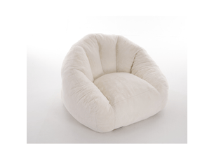 Fauteuil fixe   Tissu blanc vendu A l'unité