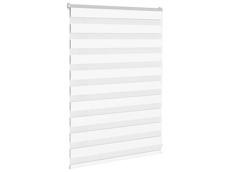  Store zèbre, store de fenêtre blanc 115x100 cm largeur du tissu 110,9cm polyester cf48351  - Conforama C