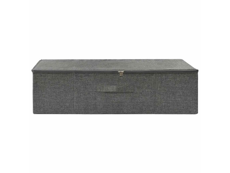  Boîte de rangement tissu 70x40x18 cm anthracite  - Conforama C