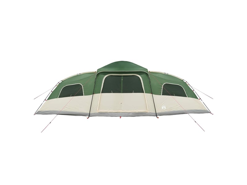  Tente de camping, tente familiale avec auvent imperméable 18 personne vert shl59906  - Conforama E