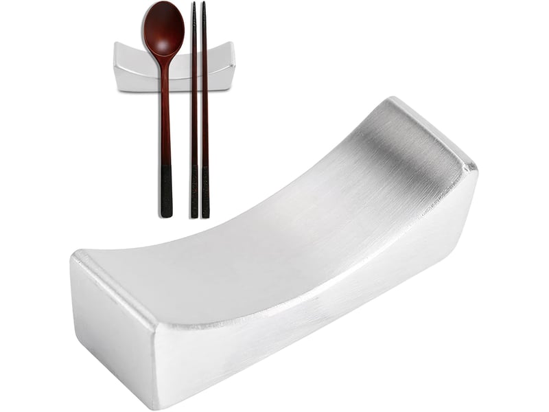  4 pcs repose baguettes, porte acier inoxydable réutilisable, maison cuisine repose multifonctionnel bateau pour forme baguettes cuillère couteau  - Conforama A