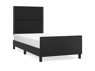 Lit simple 90x200 cm    coloris noir