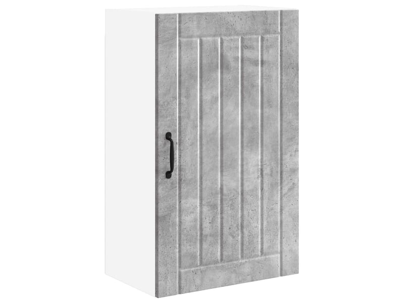 Armoire de cuisine gris béton 50x31x80cm bois d'ingénierie shl4201 - Conforama A