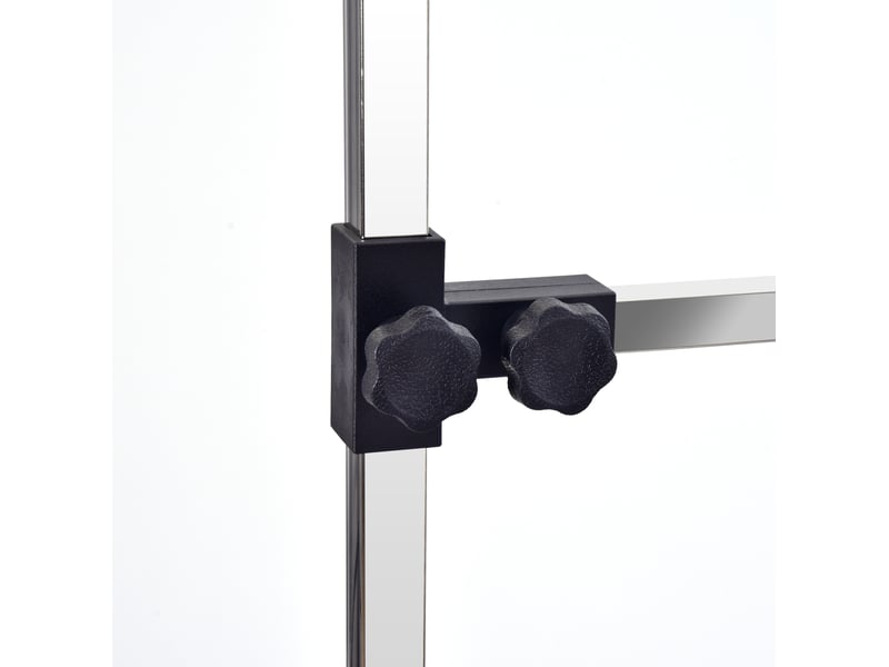  Table pliante professionnelle 90x60x76 cm bras réglable mdf métal bleu  - Conforama D