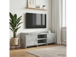 Meuble tv coloris gris 130 cm <strong></strong>  <strong></strong>