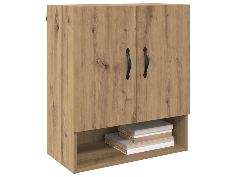  Armoire murale salon, meuble de rangement 60 x 31 x 70 cm bois d'ingénierie  - Conforama C