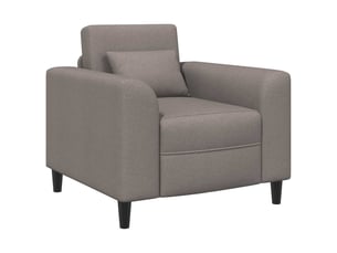 Fauteuil fixe VIDAXL  Tissu marron