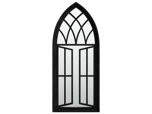 Miroir rectangulaire à fixer coloris noir <strong></strong>  <strong></strong> - 70 cm x 30 cm