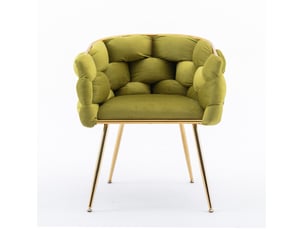 Fauteuil fixe   Velours vert vendu A l'unité