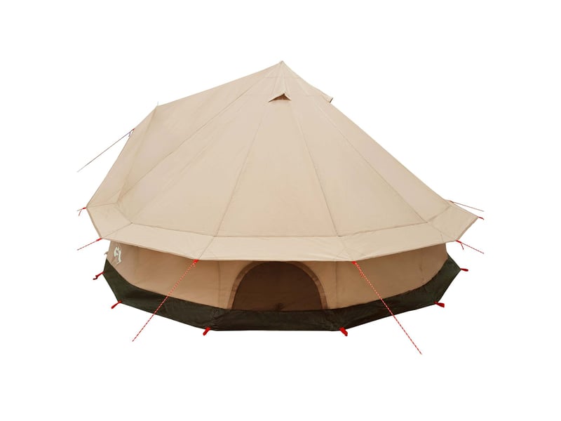 Tente de camping, tente familiale 8 personne crème polycoton - Conforama E